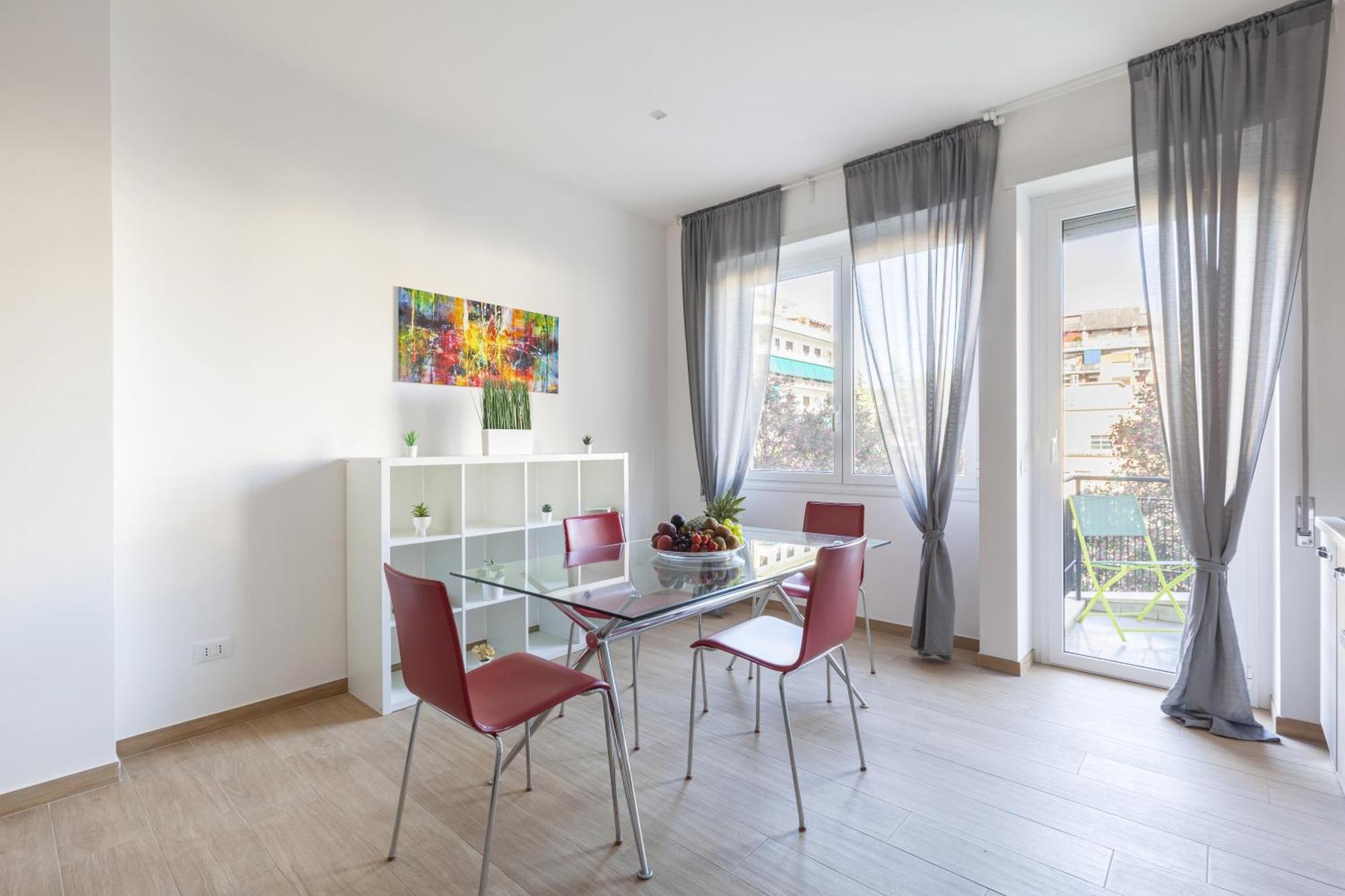 Hostly-libia Light Lodge-10min Metro To Colosseum Apartamento